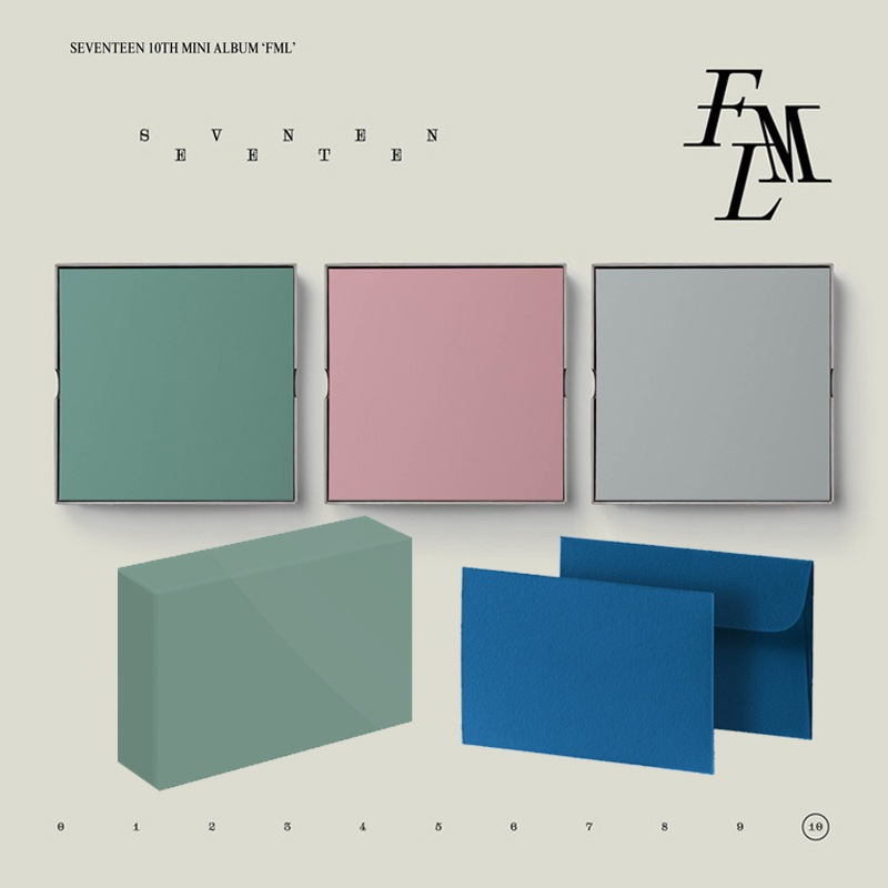4種セット (CD3+KIT1) SEVENTEEN ミニ10集アルバム FML 当店特典 韓国チャート反映