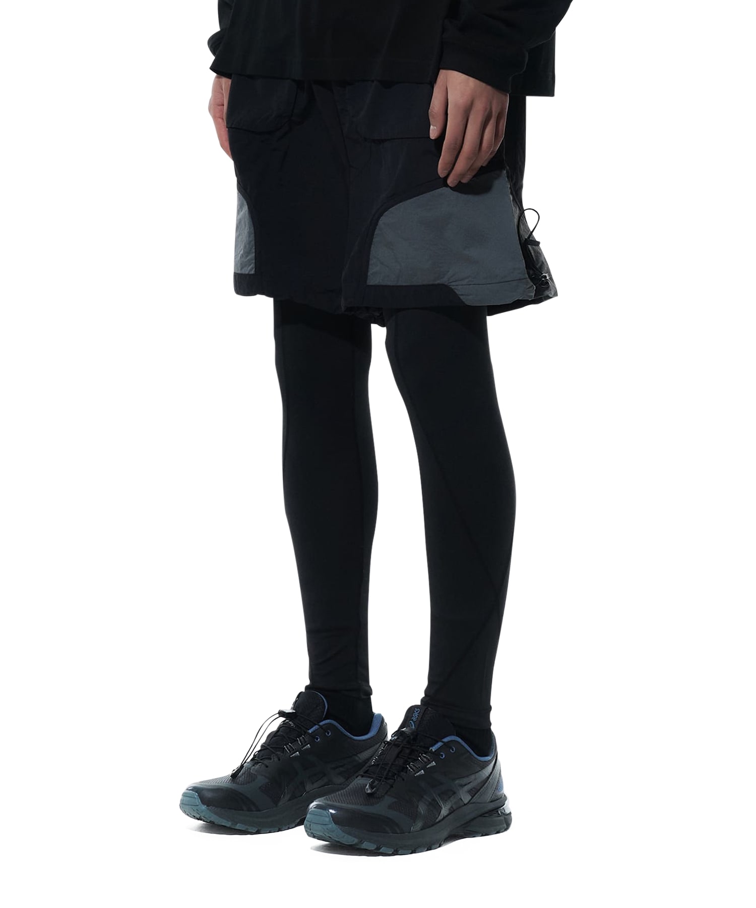 【SANSANGEAR】 24SS NYLON SHORTS : BLACK