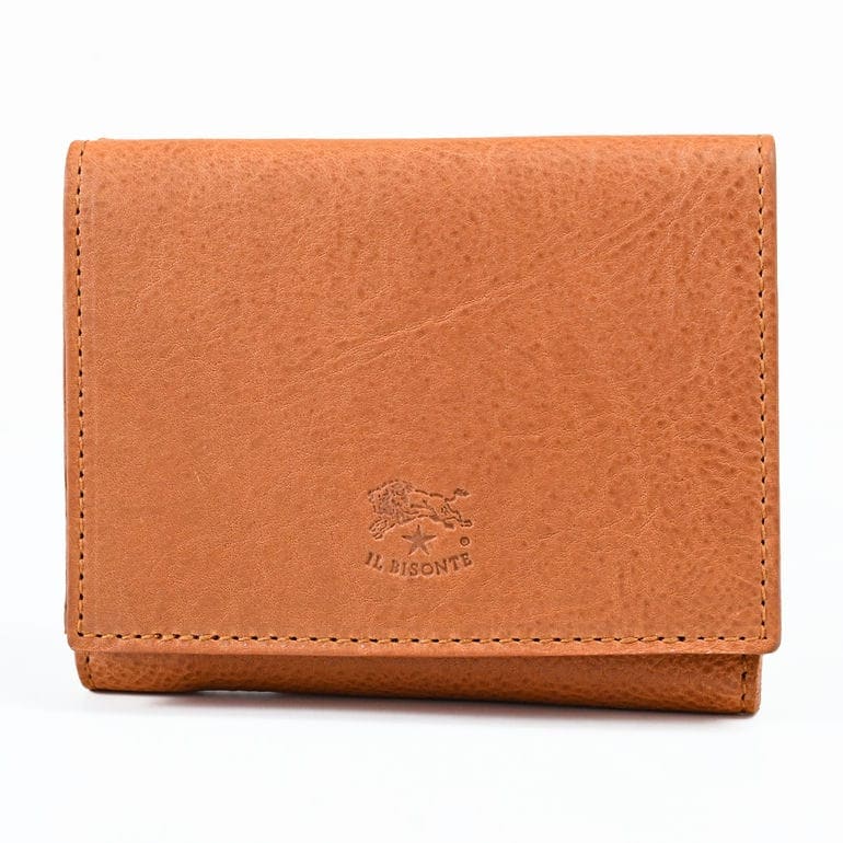 三つ折り財布 小銭入れ付き メンズ レディース バケッタレザー ナチュラル SSW022PO0001NA178