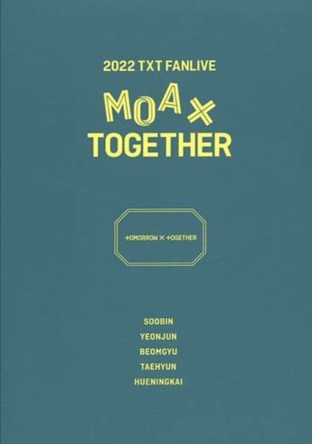 TXTトゥモローバイトゥゲザー2022ファンライブFANLIVE MOA X TOGETHER PHOTOOBOOKミニフォトブック_未開封新品