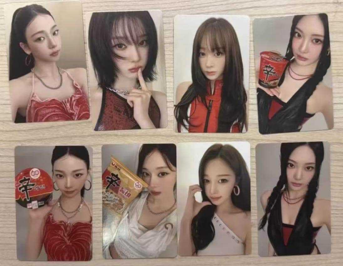 公式 aespa　辛ラーメン　特典 8枚セット