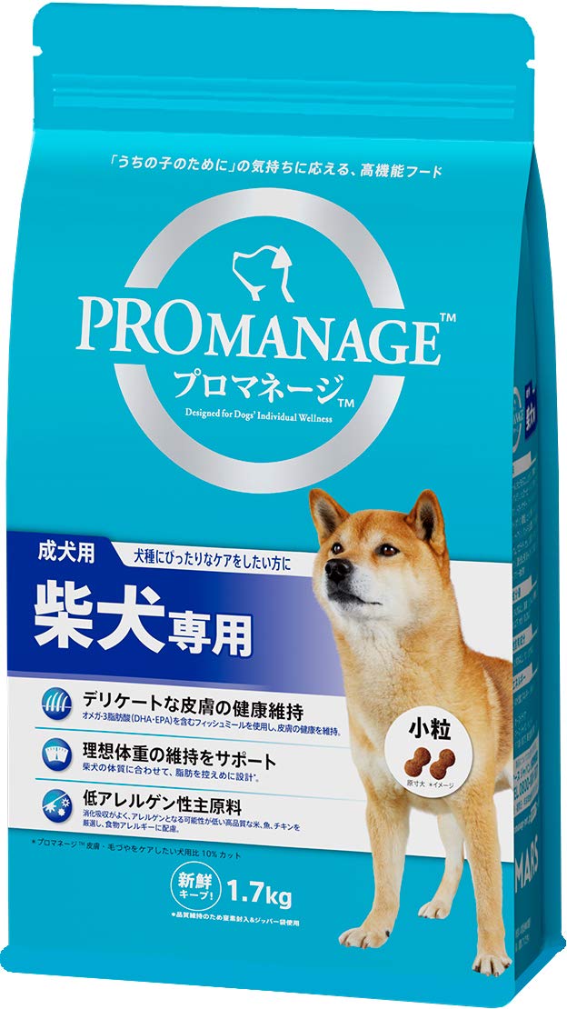 プロマネージ ドッグフード 犬種別 成犬用 柴犬専用 1.7kg×6 (ケース販売)