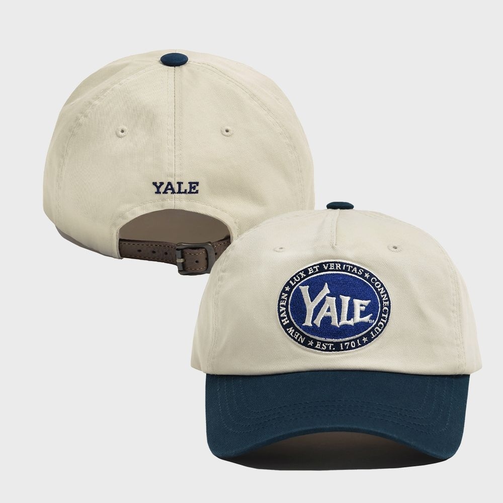 エールビンテージサークルフラッグ 5P キャップ_ベージュ