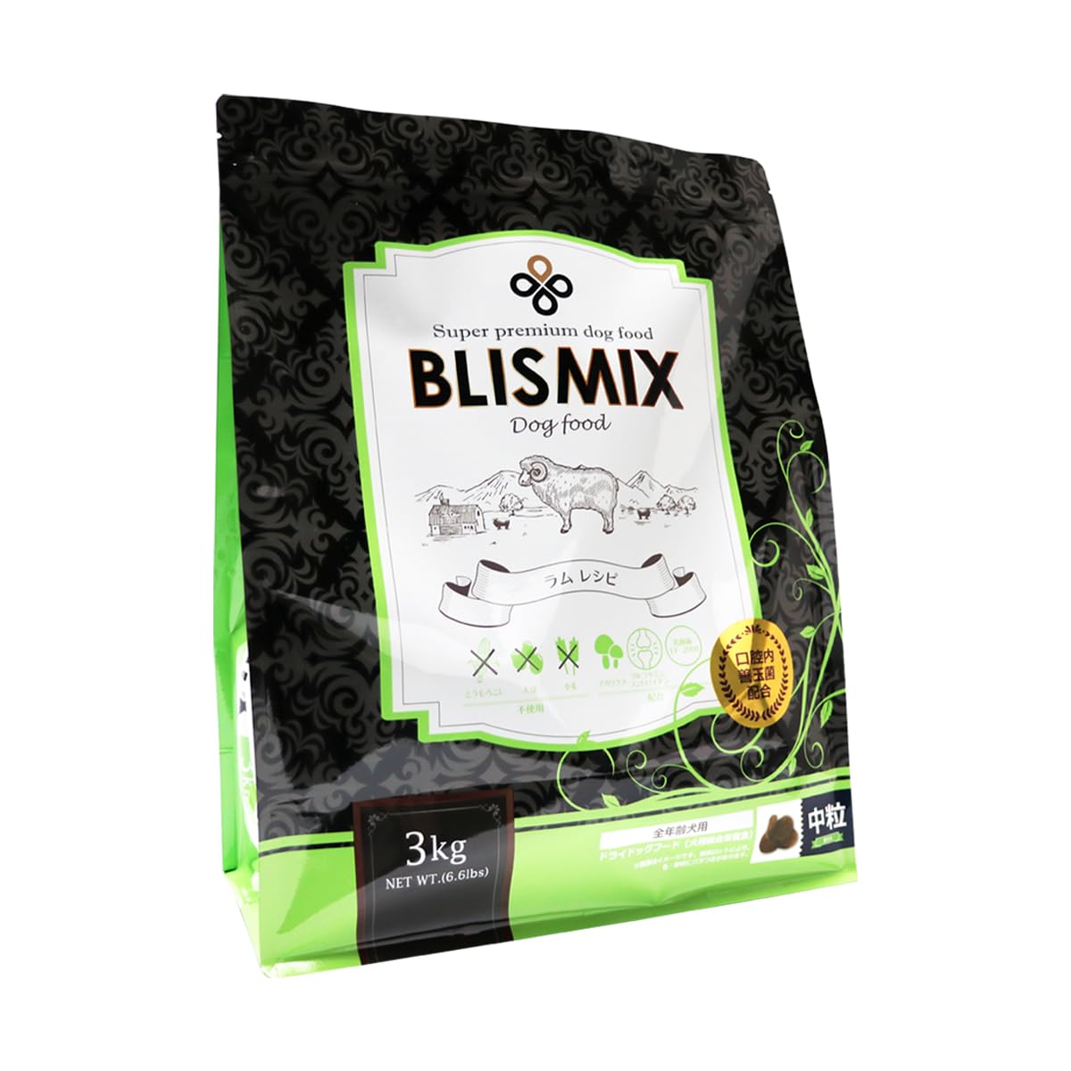 ブリスミックス ドッグフード 中粒 3kg
