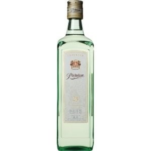 1ケース単位12本入り 韓国焼酎 25度 鏡月プレミアム 700ml 瓶 サントリー