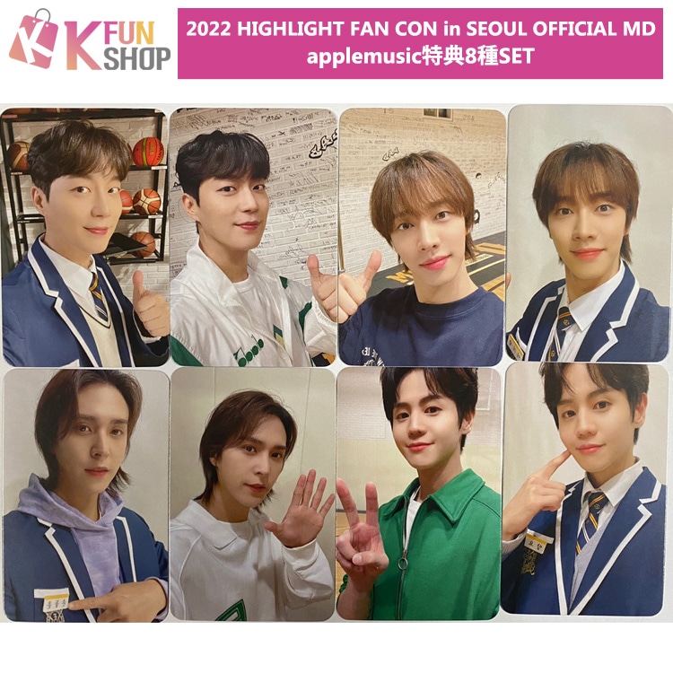 即日[applemusic特典8種セット] 2022 HIGHLIGHT FAN CON in SEOUL OFFICIAL MD
