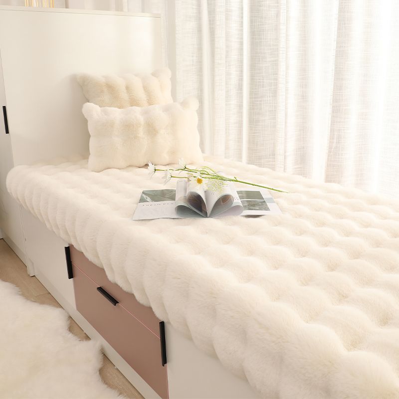 バブルベルベット出窓マット窓敷居マット寝室バルコニーマットウサギぬいぐるみ厚みのある畳クッション