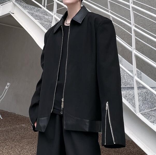 服 韓国ファッション メンズ アウター 長袖 ジャケット J49