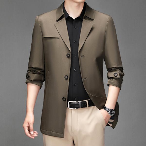 ライトアウター テーラード メンズ ジャケット 春 秋 薄手 コート おしゃれ カジュアル ビジネスジャケット ウインドブレーカー 羽織り