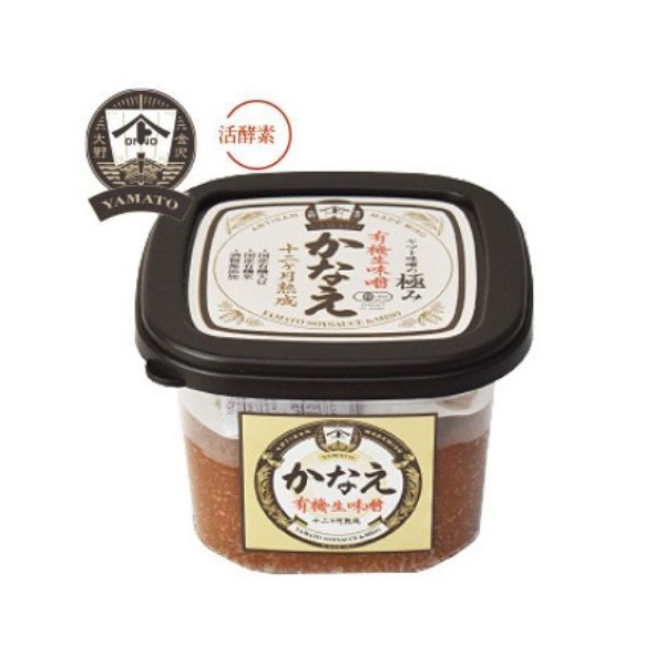 ヤマト醤油味噌 有機生味噌 かなえ 400g×12 メーカー直送