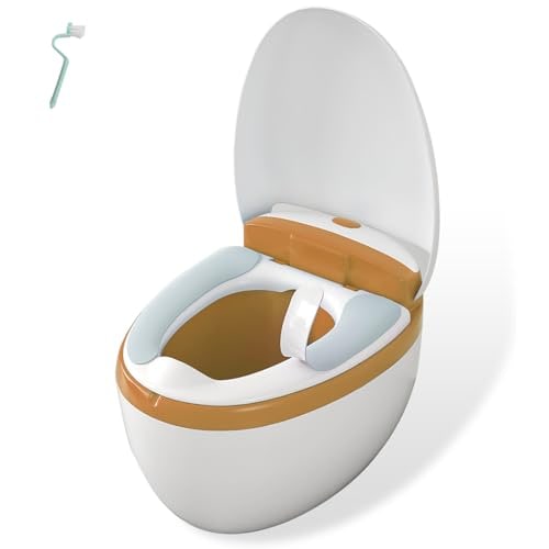 X XUNTAO【新設計 子供シミュレーション おまる】トイレトレーニング ベビートイレ 子供用便座 子供用トイレ 補助便座 携帯トイレ 滑り止め ソフトクッション フタ付き 多機能ミニトイレ 人気 5,779円