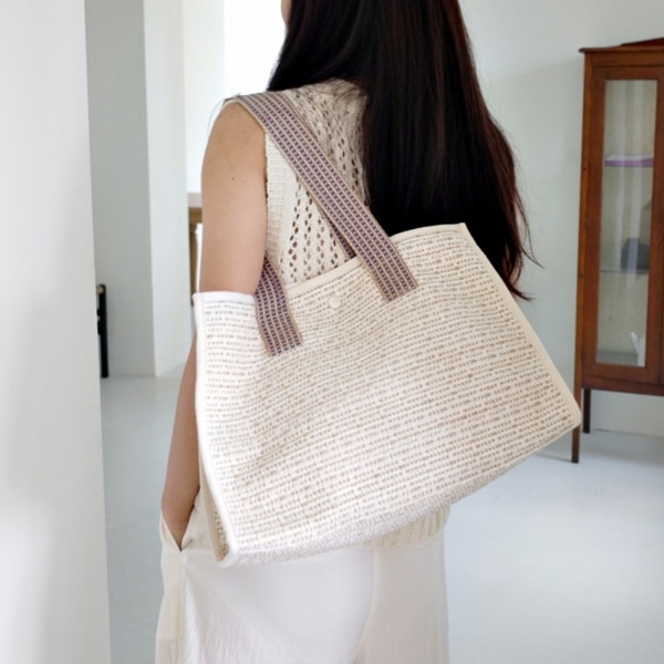 UNFOLD ウーブンショッパーバッグ