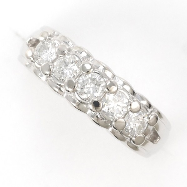 Pt900 プラチナ 約11号 総重量約6.8g 白珠 指輪 リング PT900 プラチナ