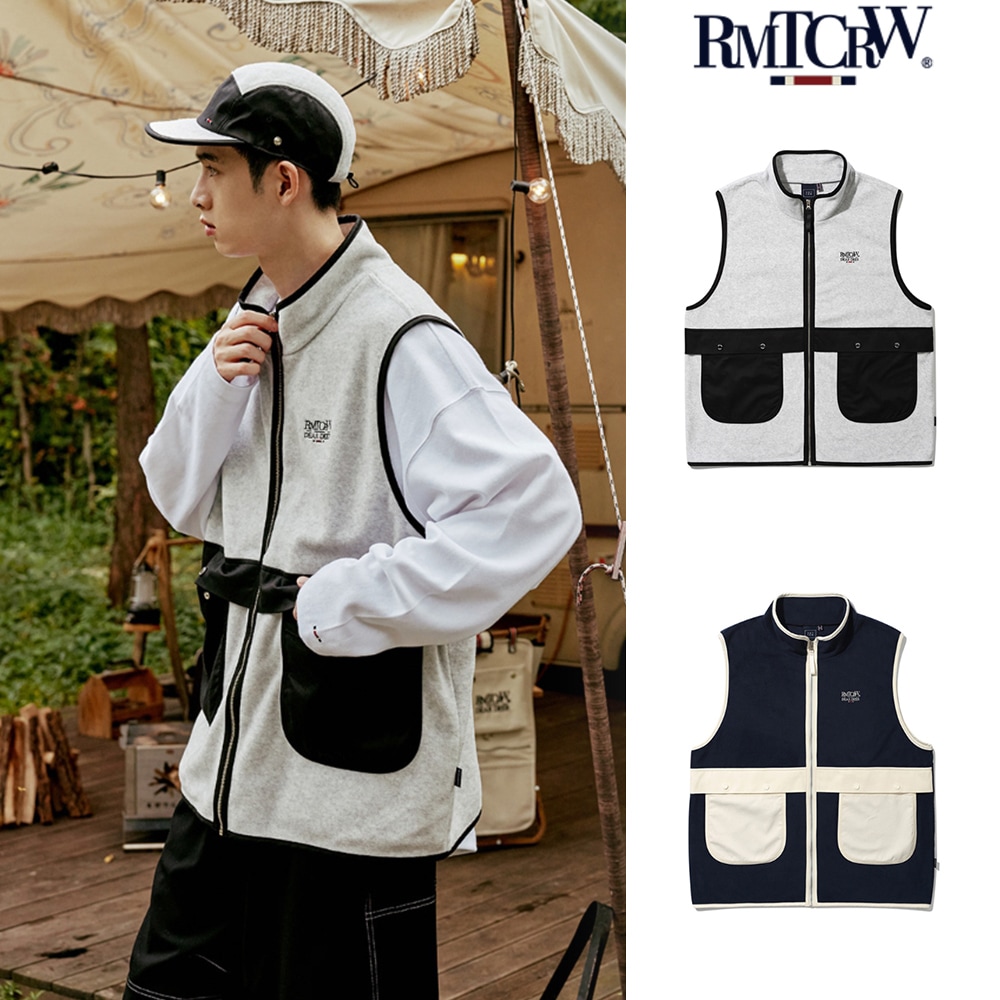 【ROMANTIC CROWN】【DEAR DEER X RMTC】22FW POLAR FLEECE VEST