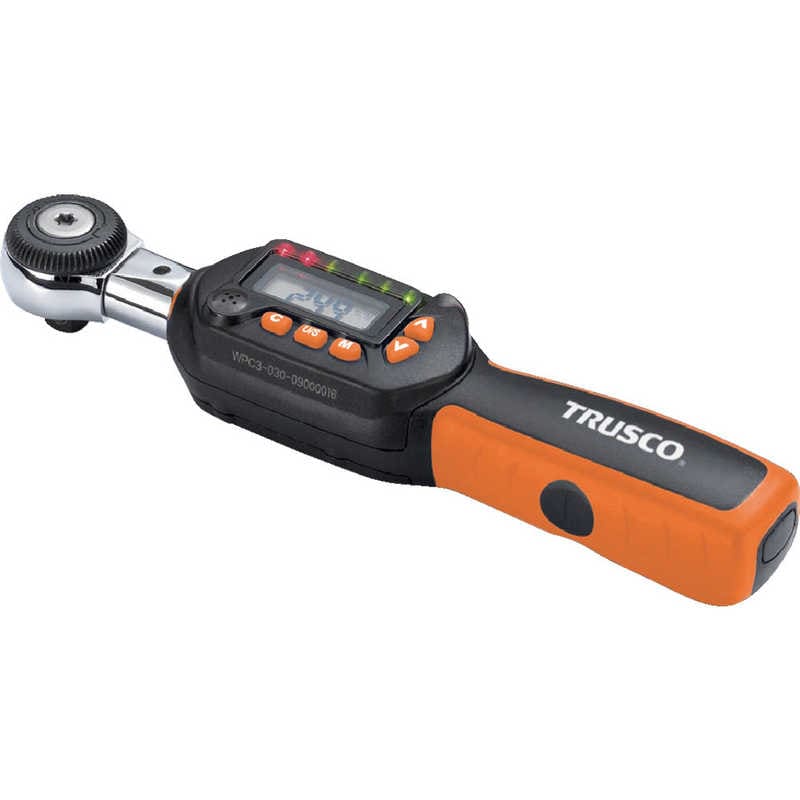 トラスコ中山　TRUSCOヘッド交換式ラチェットデジタルトルクレンチ差込角95mm630Nm 　HDT3030C