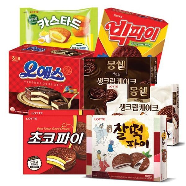 チョコパイモンシェルオーイェスなど人気パイセット7種