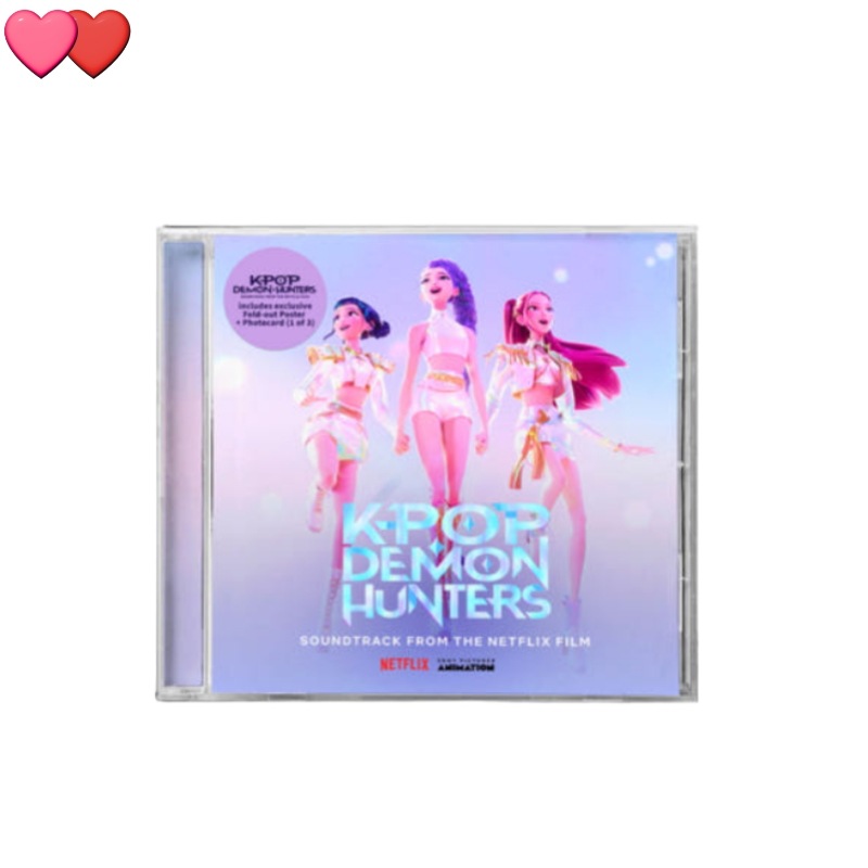 デモンハンターズ OST Kpop Demon Hunters 接地ポスター+フォトカード