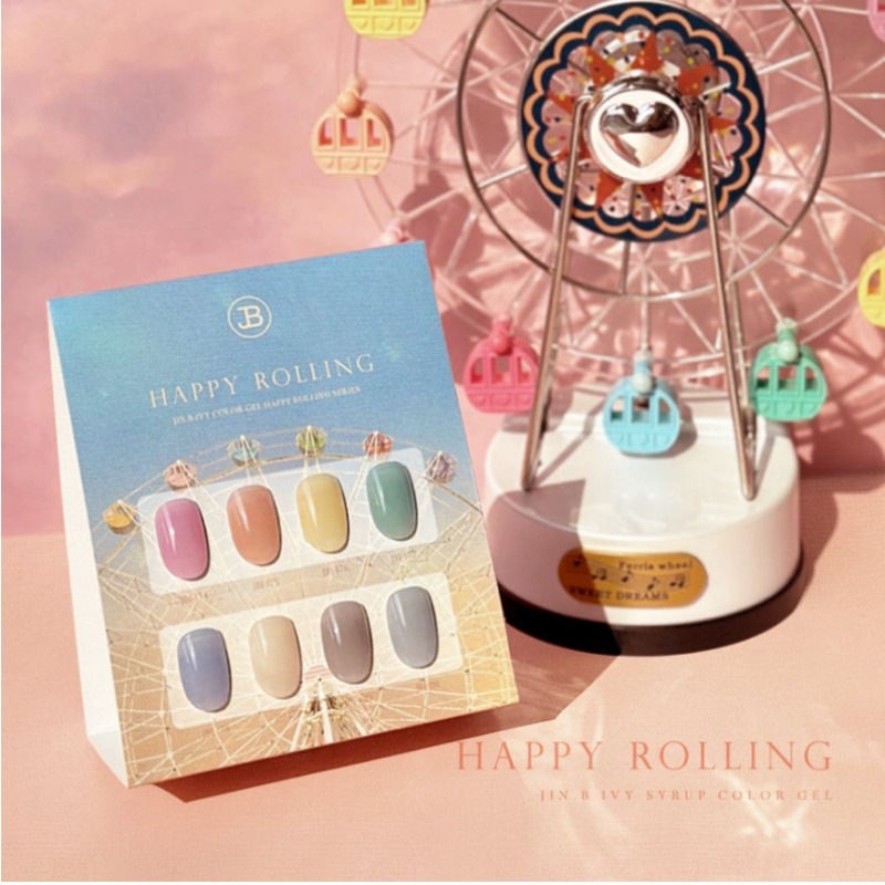 GRACIA/ JIN B Happy Rolling 8p Set/シロップカラージェルネイル
