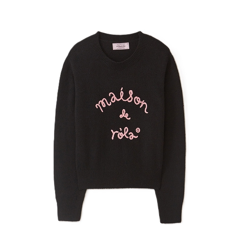 MAISON DE ROLA EMBROIDERY KNIT