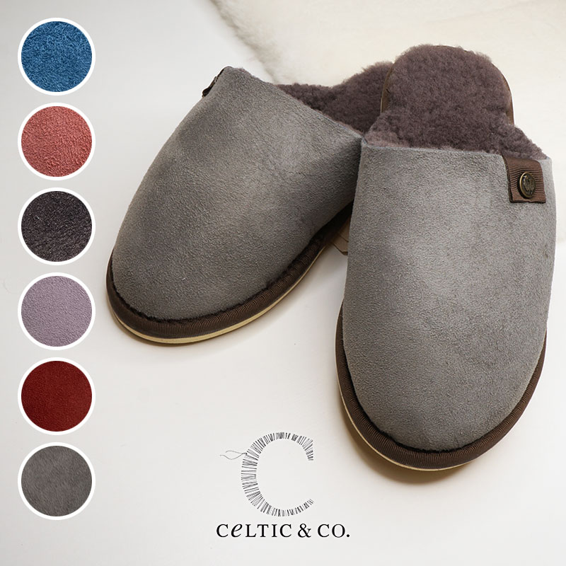 CELTIC 洗える ムートン スリッパ 英国 ルームシューズ レディース メンズ シープスキン ミュール 冷え対策 北欧 かわいい おしゃれ 暖かい あたたかい プレゼント ギ 9,344円