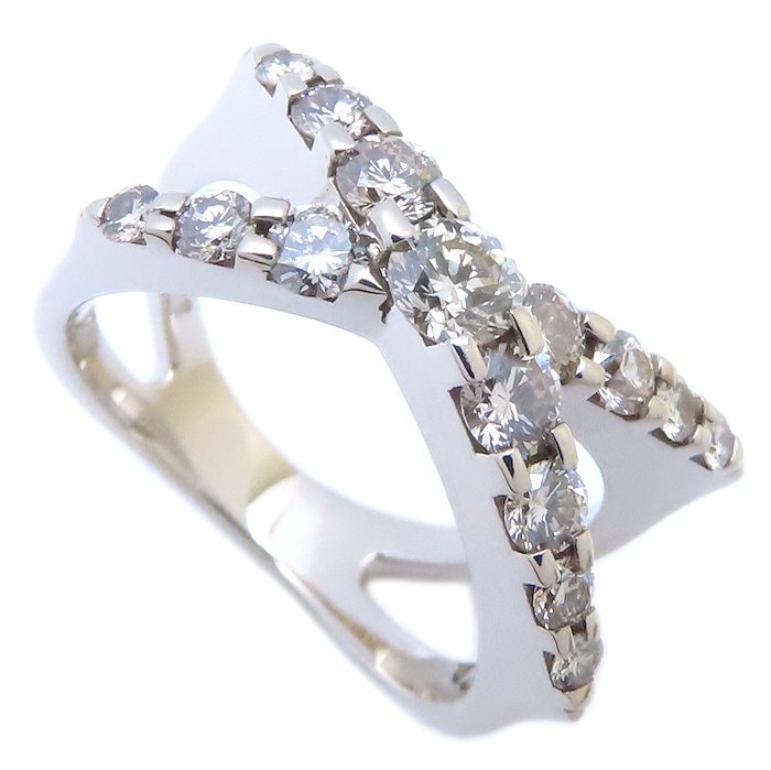 Kashikey カシケイ ネイキッド リング 指輪 ブラウンダイヤモンド1.00ct 12号 K18BG ブラウンゴールド/293994【中古】