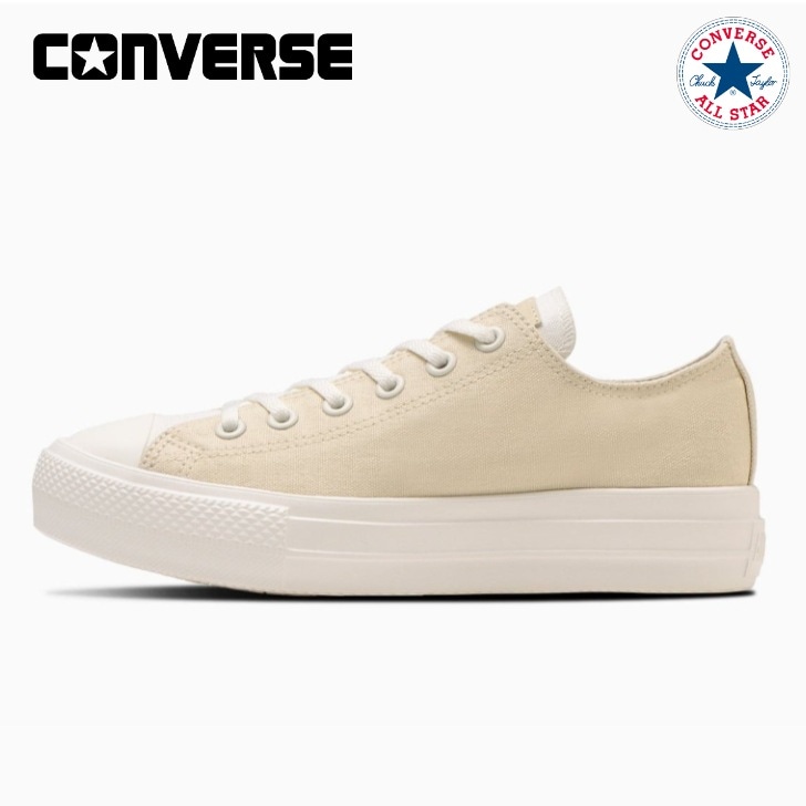 コンバース スニーカー オールスター ライト PLTS TC OX レディース 厚底 軽量
