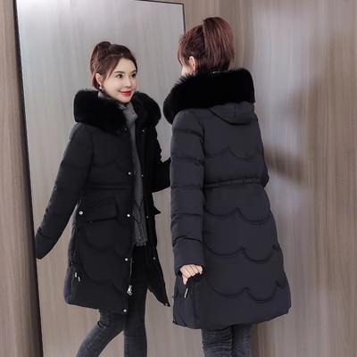 秋服 レディース ファッション オシャレ カワイイ シンプル 大人カワイイ 大きいサイズ 冬 ミドル丈 ハイエンド 綿服 ウエスト スリム 綿 コート ジャケット