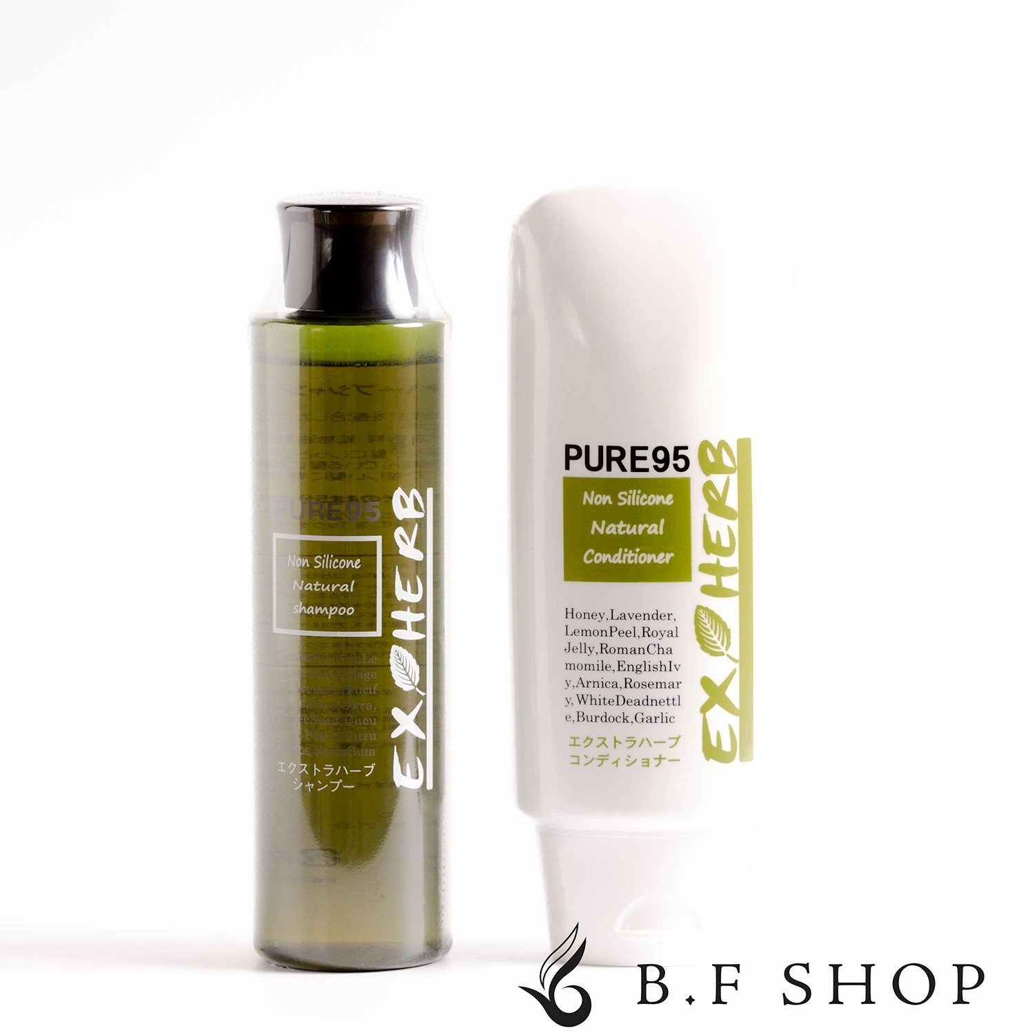 【セット品】パーミングジャパン PURE95 ピュア95 EXハーブシャンプー 200ml EXハーブコンデショナー 250ml LSC