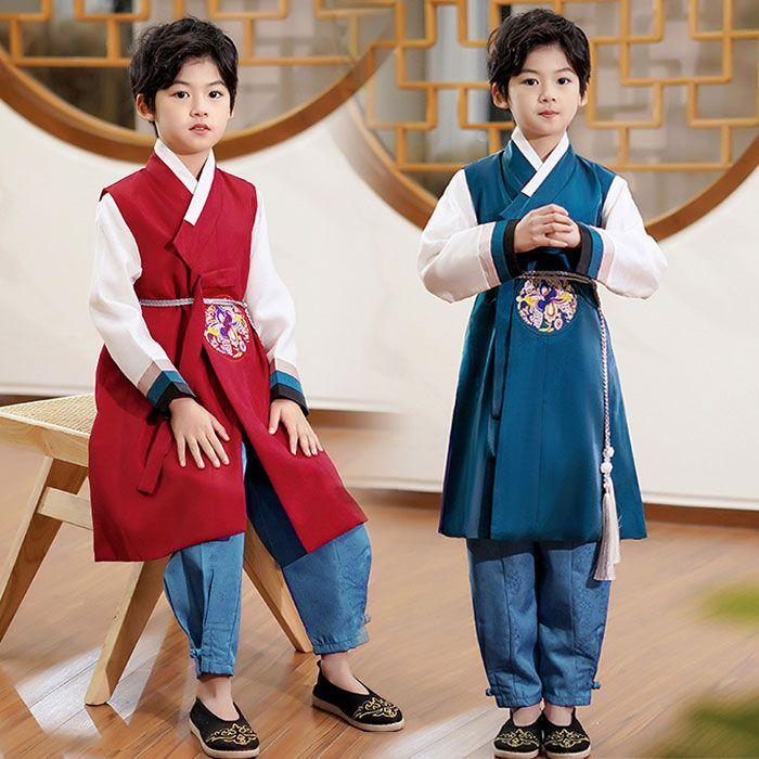 チマチョゴリ 子供 男の子 韓服 朝鮮服 韓国 民族衣装 110cm 120cm 130cm 140cm 150cm 160cm 子ども 衣装 結婚式 発表会 学園際 文化際 コスプレ 仮装 舞台 ス