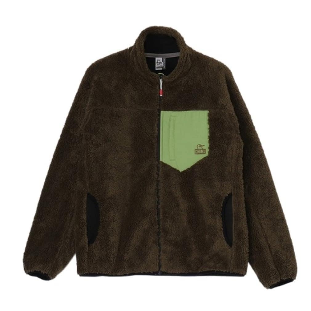 [チャムス] フリースジャケット Bonding Fleece Jacket レディース Olive L
