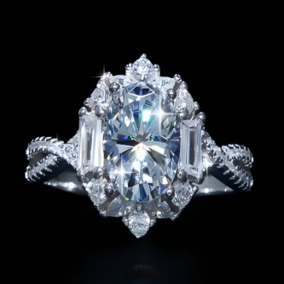 【#63】(しんじゅのゆめ) S925モアサナイトのリング