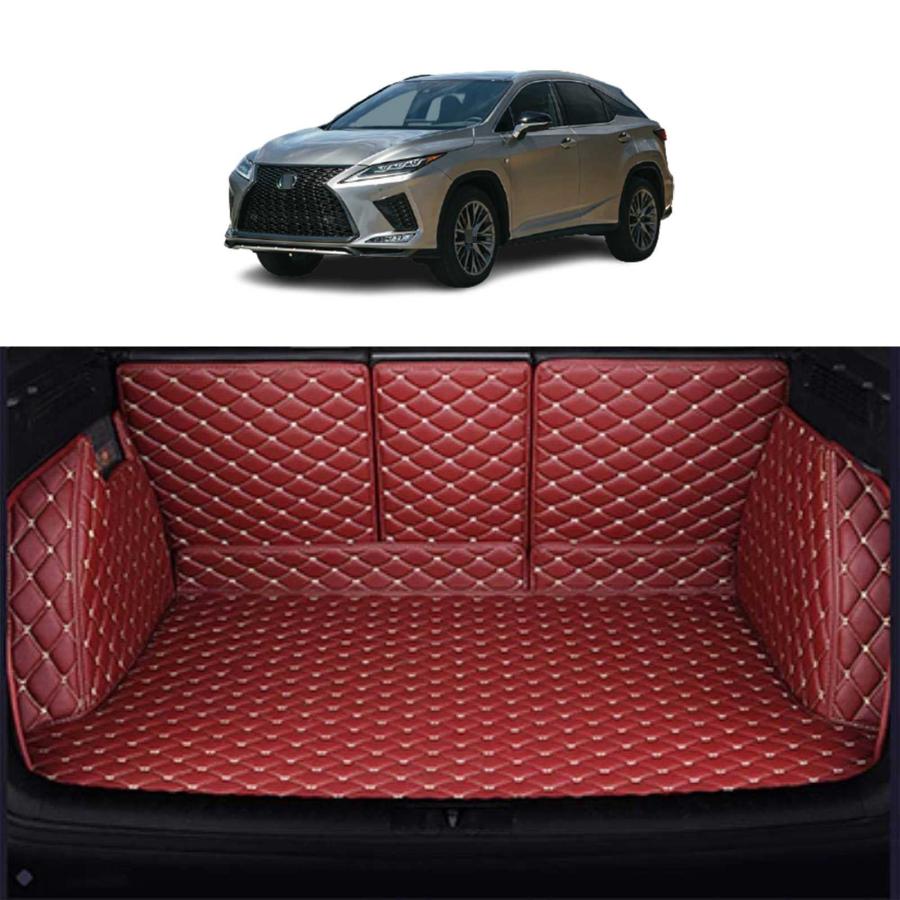 レクサス RX200t RX450h RX350 RX270 RX300 RX450H 2016-2020年 専用 カスタム 車の トランクマットXPE レザー ラゲッジマットカーゴマット フルセット