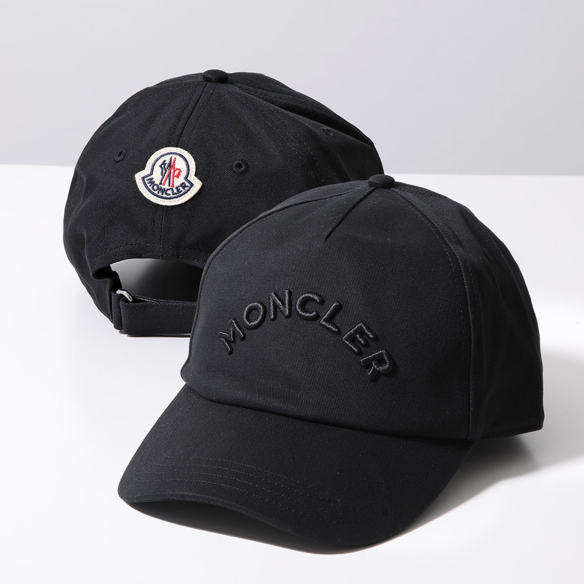MONCLER モンクレール ベースボールキャップ BASEBALL 3B00040 04863 レディース ロゴ 刺繍 コットン アイコンパッチ 帽子 999