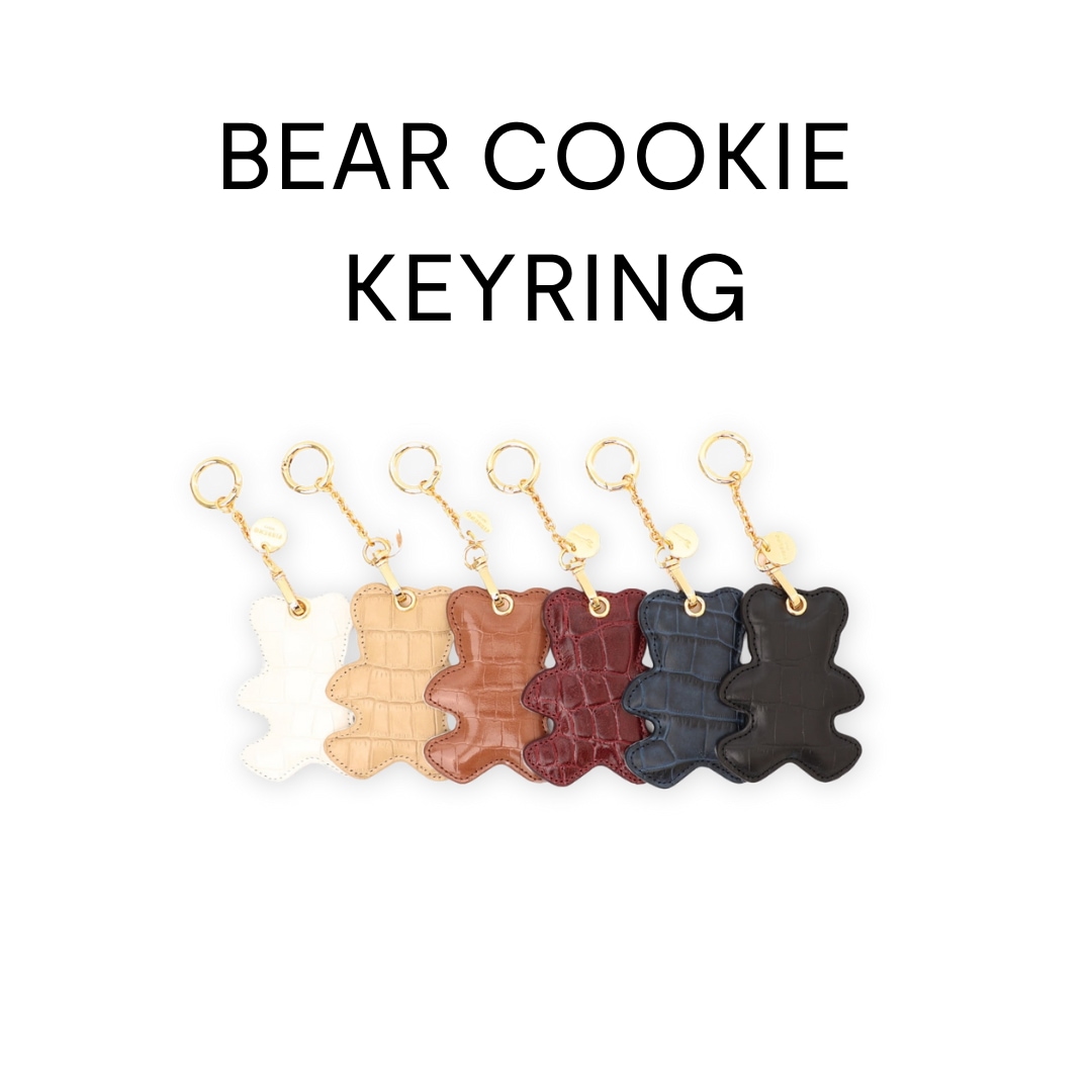 BEAR COOKIE KEYRING / クマ型のキーリング