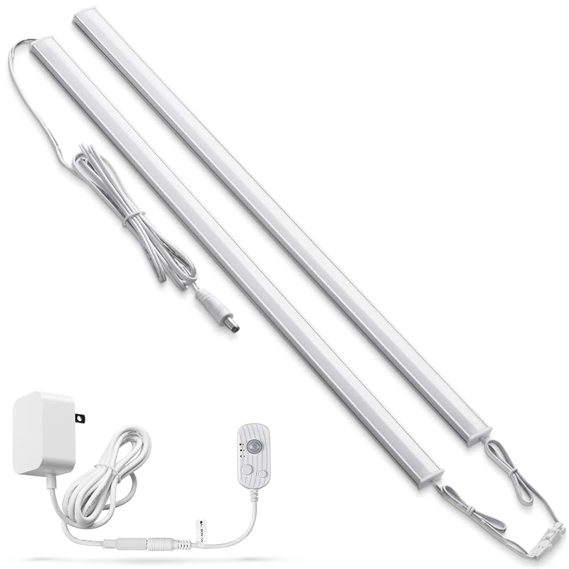 センサーライト コンセント 室内 人感【分離型 消灯時間設定】LED バーライト 連結可能 40cm 無段階調光 薄型 マグネット付き 工事不要 トイレ/玄関/クローゼット/キッチン/階段(昼光色/6