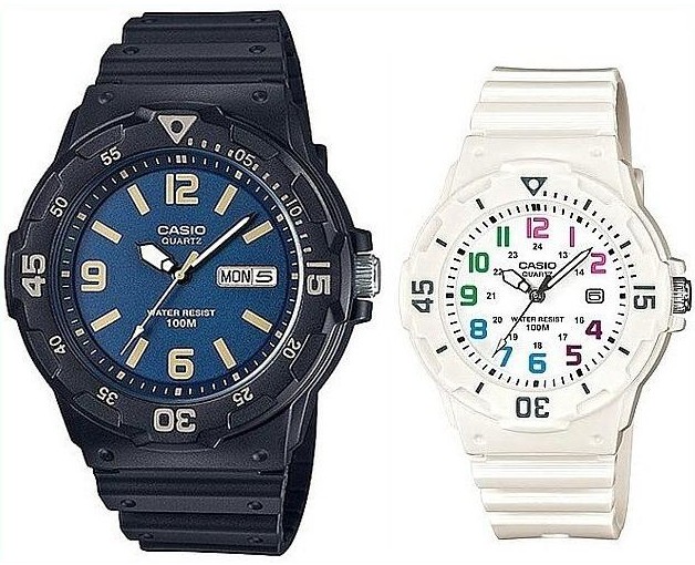 ペアウォッチ 腕時計 ラバーベルト 海外モデル MRW-200H-2B3/LRW-200H-7BCASIO