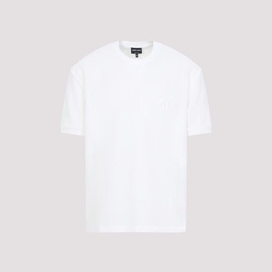 GIORGIO ARMANI Men T-Shirts GM003035 TE10045 U0008 AVORIO