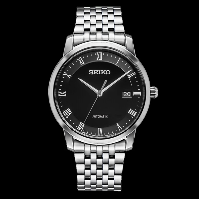 Seiko-メンズ自動機械式時計,ステンレススチール,サファイアガラス,防水,ファッショナブル,カジュアル,ライフスタイル,新品,srp691j1 - 1511