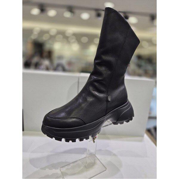 [] 女性軽量ファーコンフォートハーフブーツ 6CM(YAEWBM947BK) (P003723586)