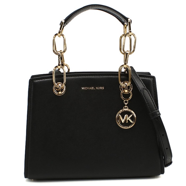 ハンドバッグ ショルダーバッグ CYNTHIA トートバッグ 30S4GCYS1T LEATHER 001 BLACK