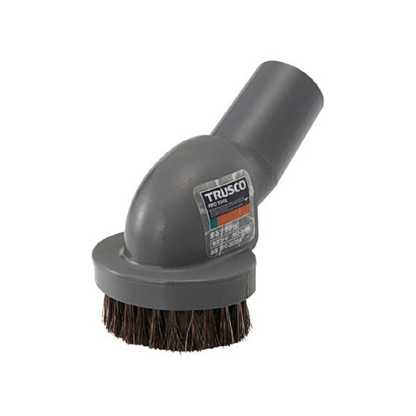 （まとめ）TRUSCO まるブラシ(馬毛) グレーTPC-30724 1個(×3セット)