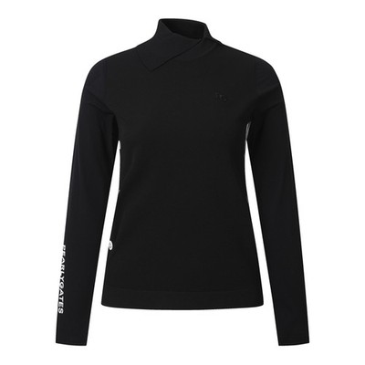 PEARLY GATESゴルフ【クール】ツートンスリーブニットカラーネックタートルネックTシャツ