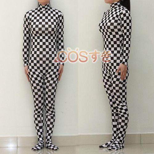 【全店任意2枚購入で100円OFF】全身タイツ 在庫 ライクラ ブラックとホワイト 大人用 ハロウイン コスチューム コスプレ衣装 高品質 新品 Cosplay アニメ