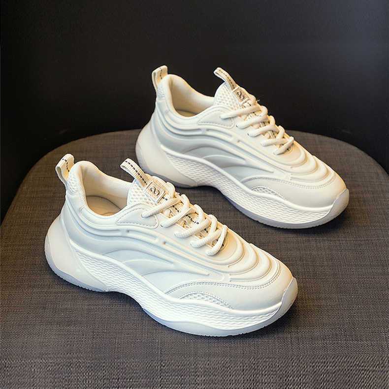 厚底シューズ スニーカー レディース 風 厚底 通気性 カジュアル ダットスニーカー30%までに制限