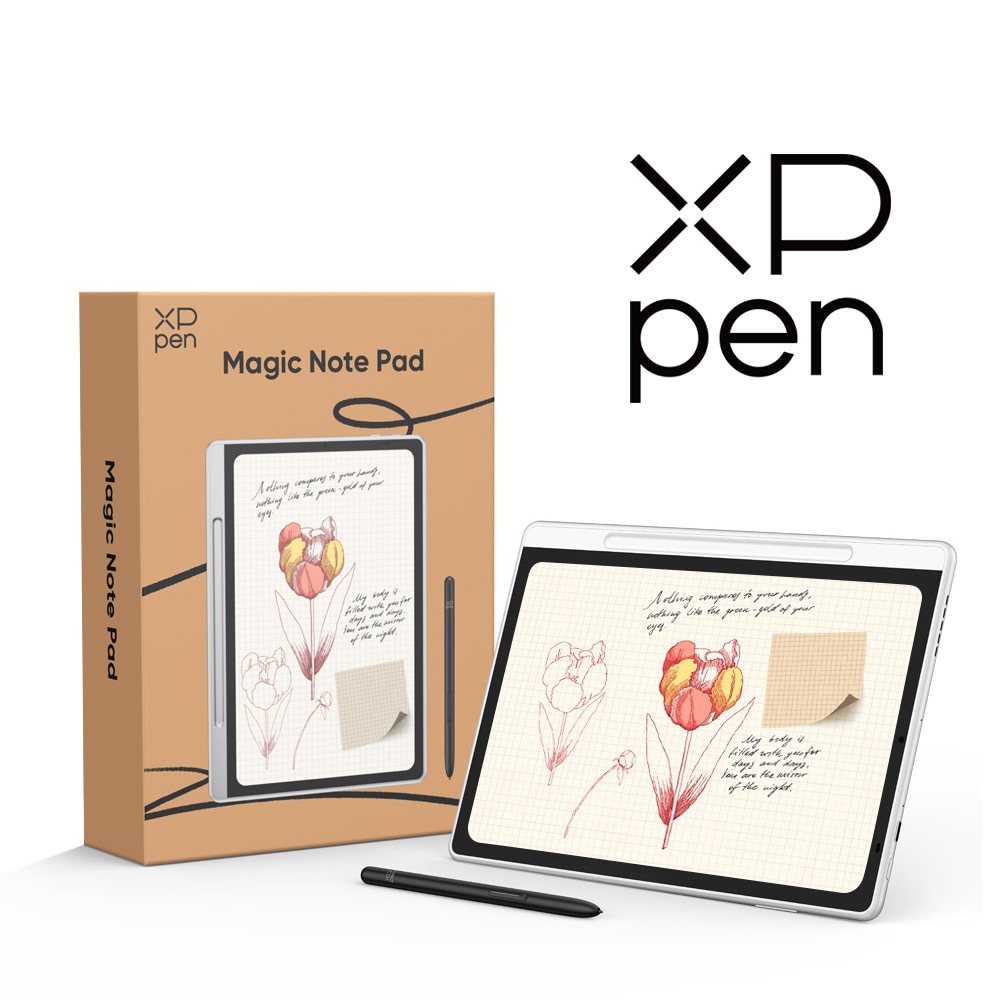 XP-PEN Magic Note Pad（シルバーホワイト） MNP01JP