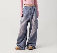 AVANDRESS★韓国★人気★男女兼用★ real wide cargo pants 2色 AVANDRESS☆韓国☆人気☆男女兼用☆ real wide cargo pants 2色