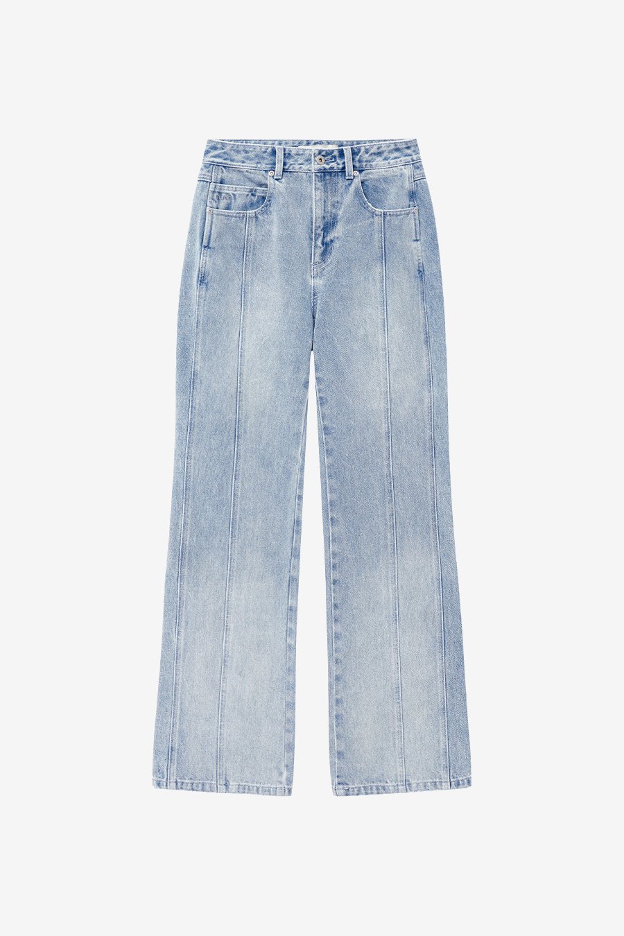【INSILENCE】 DIVIDE BOOTCUT DENIM : BLUE
