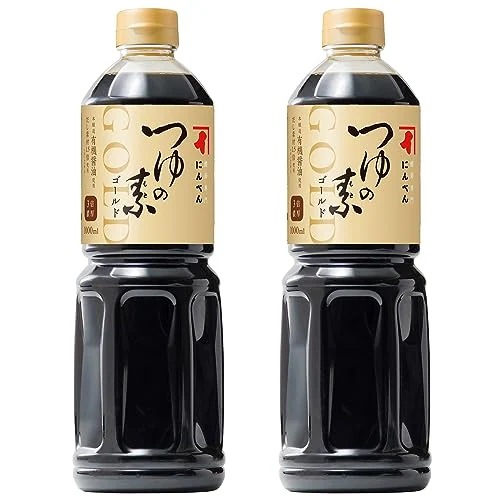 にんべん つゆの素ゴールド 1L×2本(3倍濃厚) [かつお節 昆布 めんつゆ] 1699年創業 鰹節・だし専門店のにんべん 4,380円