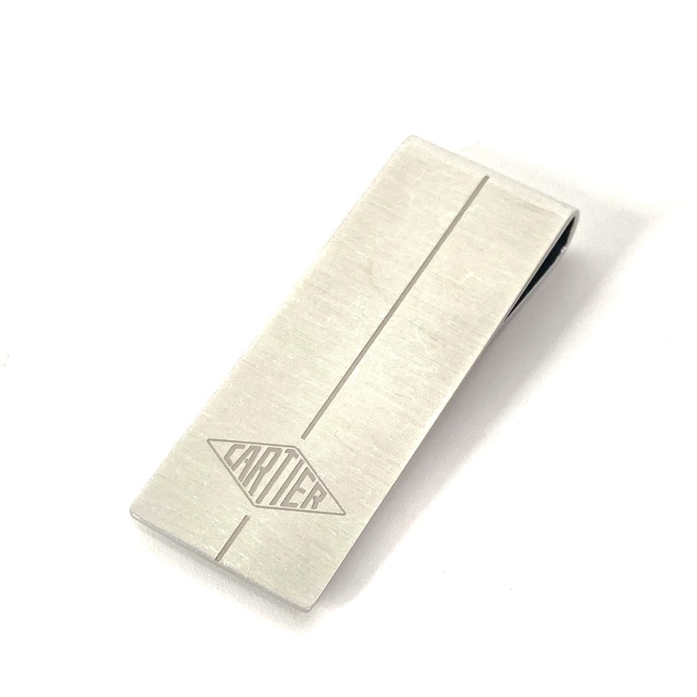 マネークリップ ロゴ 財布 SS シルバー