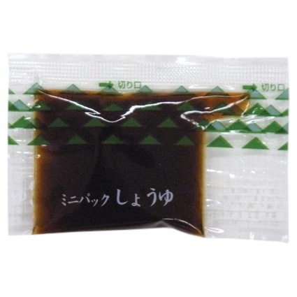 ミニパック醤油　波柄中　約5.0ml　500個×6箱【工場直送・代引き不可・時間指定不可・沖縄離島不可】